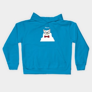 P. Alderman the White Cat Kids Hoodie